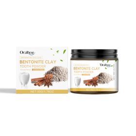 Oralhoe Volcanic Ash Bentonite Dental Powder Tooth Cleaning Powder To Stains And Maintain Oral Hygiene
