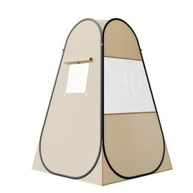 Pop up Sports Tent, 47x47 in Clear Bubble Tent for 1 Person, Waterproof Outdoor Pod with Floor Mat & Top Cover