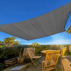 10'X13' Dark Grey HDPE Sunshade Sail (Option: Defaulttitle)