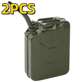 2 PCS 20L Portable American Fuel Oil Petrol Storage Can Army Green (Option: Defaulttitle)