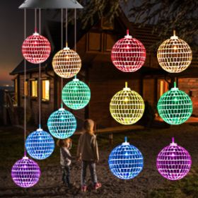 1pc Color Changing Solar Wind Chimes - LED Mobile Hanging Light For Garden, Patio, And Yard Decorat (Option: Solar wind chimes)