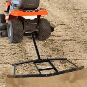 74" Heavy-Duty Drag Harrow With 80 Lbs Load Capacity, Tow-Behind Leveling Tool For Driveway, Garden & Farm (Option: Defaulttitle)